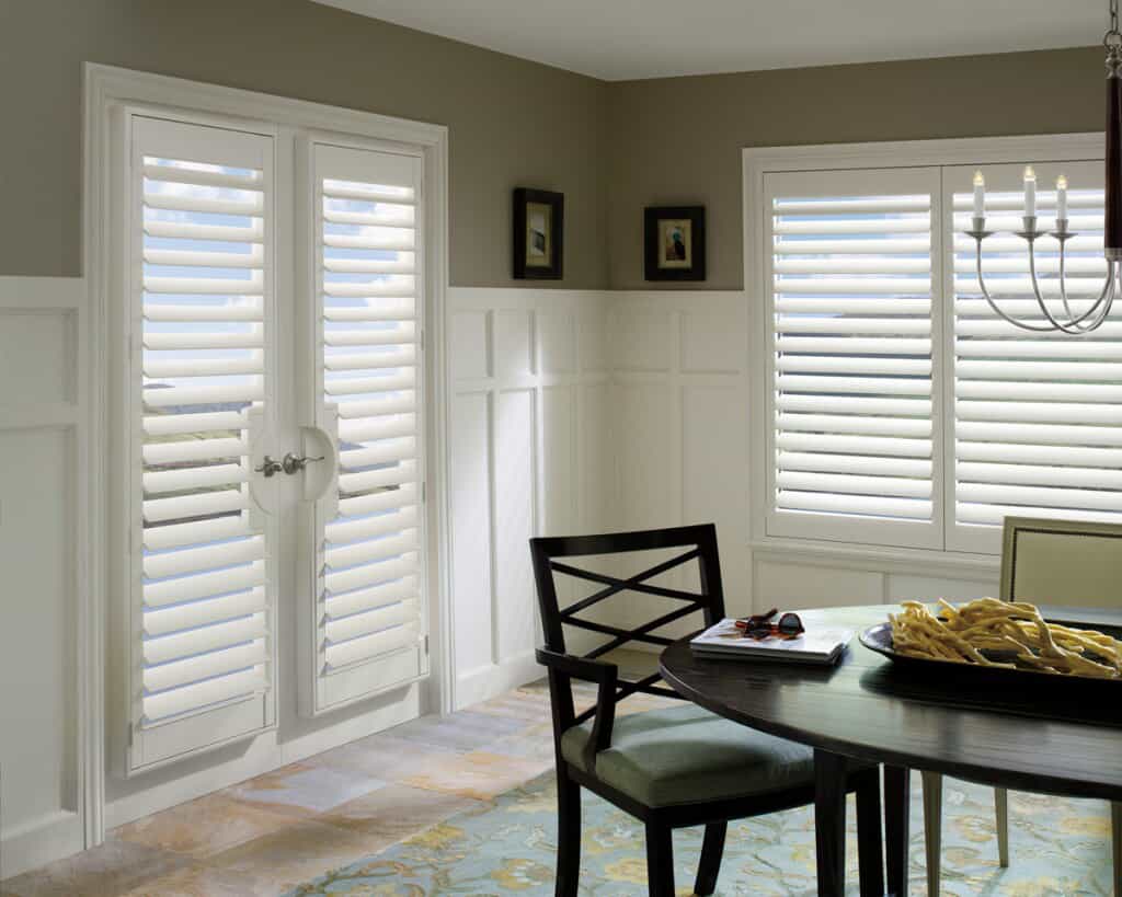 Rock Hill White-Shutters-in-dining-area