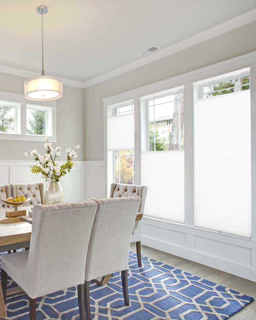 White-Cellular-Shades-in-dining-room